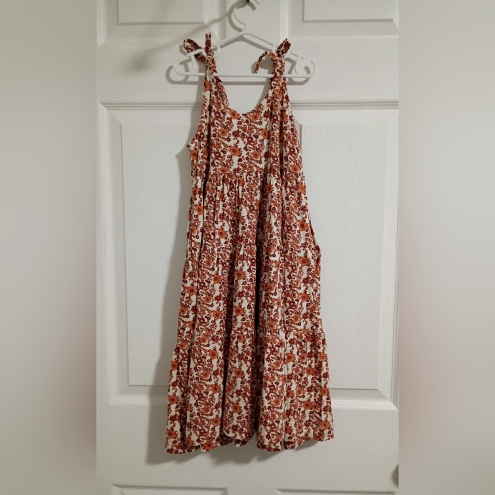 Kate Quinn Fall Ditsy Floral Prairie Dress 5T NWT